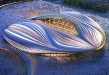 Activists Create Sex Toy To Criticize Soccer World Cup In Qatar Al Janoub soccer stadium, in Doha, has been turned into a sex toy.