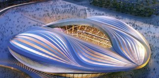 Activists Create Sex Toy To Criticize Soccer World Cup In Qatar Al Janoub soccer stadium, in Doha, has been turned into a sex toy.