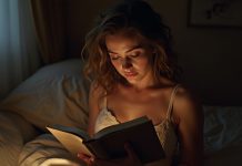 Women Embrace Erotic Fiction as Sales Skyrocket A woman reading an erotic fiction book