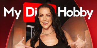 Texas Patti moderiert MyDirtyHobby-Bühne auf der VENUS Berlin 2026 Texas Patty VENUS Berlin